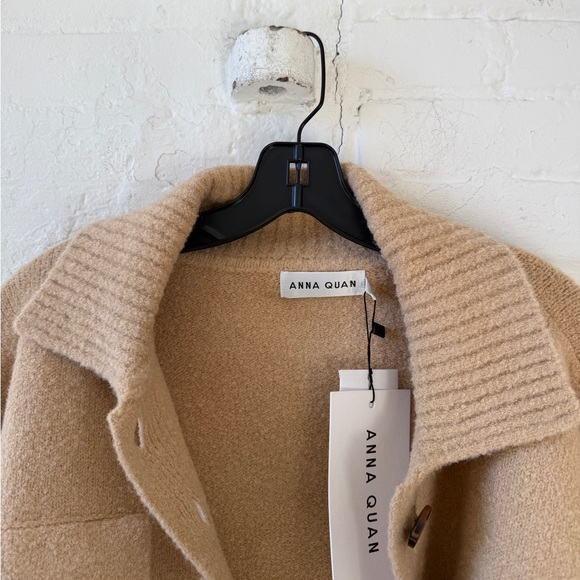 NWT Anna Quan Camel Wool Jacket - Picture 3 of 6